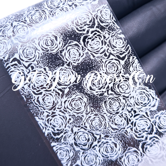 ROSES Lace Transfer Nail Foil FF003 - 1m